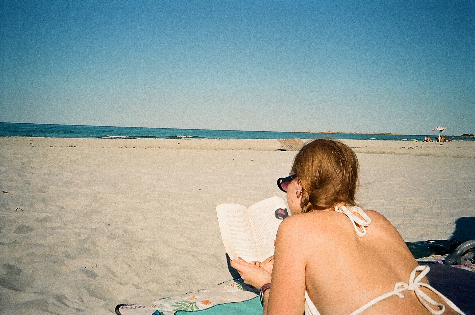 if i'm at the beach you can trust there's a sandy classic somewhere in my tote bag